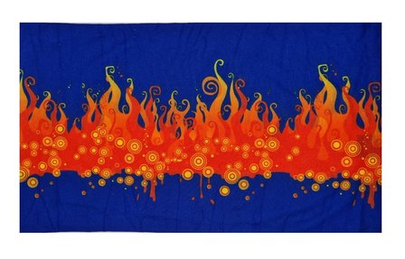 haarband-multifunctioneel-vlammen-fantasie-oranje-blauw