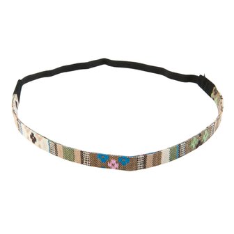 haarband-geweven-sierband-multi-color-bruin