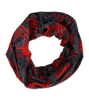 haarband-multifunctioneel-fantasie-streep-print-rood-grijs