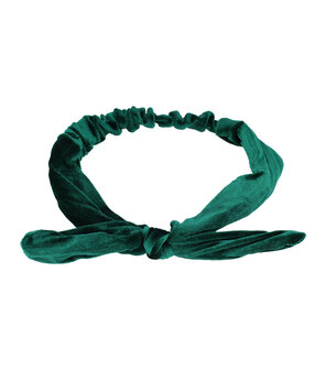 haarband-strik-velvet-groen