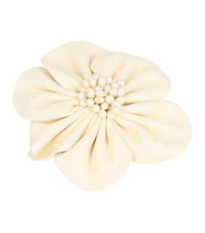 duckklem-broche-bloem-leder-look-7,5cm-creme