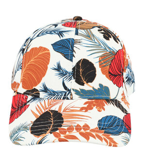 cap-tropische-planten-patroon-color-wit