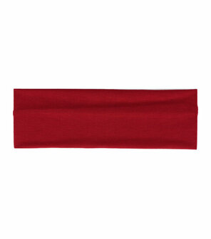 Haarband Basic 8cm  Donker Rood