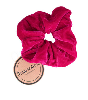 Scrunchie Haarelastiek Velvet Roze