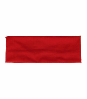 Haarband Basic 6cm Effen Rood