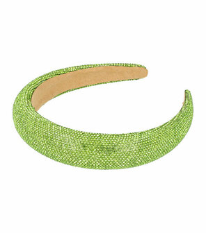 Haarband Diadeem Dik Glitter Groen