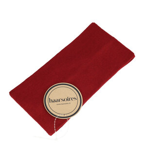 Haarband Basic 9,5cm Donker Rood