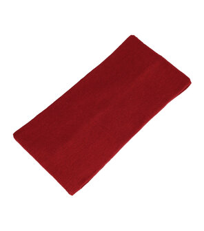 Haarband Basic 9,5cm Donker Rood