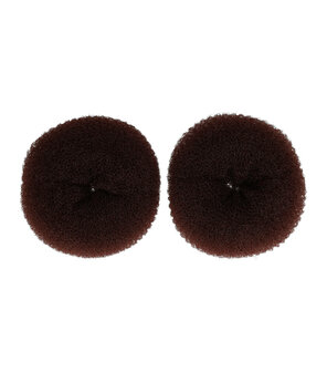 Haardonut Bun XL 12cm 2 stuks Bruin