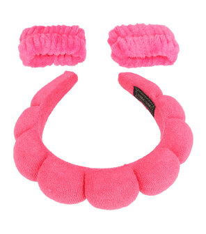 Diadeem Make-up Polsbandjes Fuchsia Roze