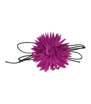 Haarband Veter Bloem Aster 10cm Paars