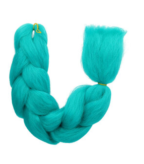 Jumbo Braids Hairextentions Color 60cm Aqua Blauw