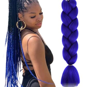 Jumbo Braids Hairextentions Color 60cm Aqua Blauw