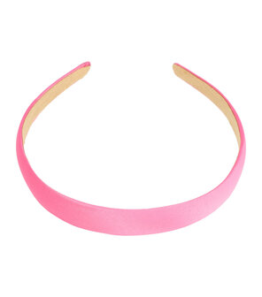 Diadeem Satijn Stof 2cm Fuchsia Roze