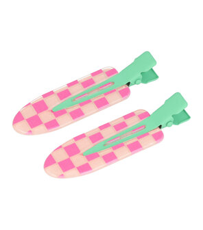 Duckklemmen Funny Beauty Clips Ruit Roze Groen