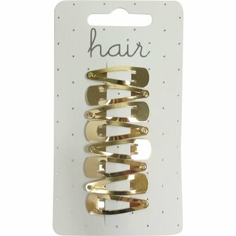 Haarspeld Klikklak Mini 3cm Goud