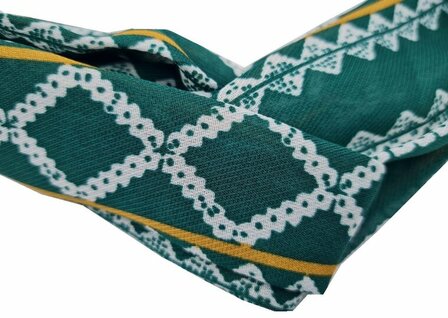 Haarband Twist Ibiza Print Groen