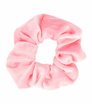 Scrunchie Haarelastiek Velvet Roze