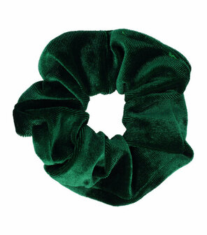 Scrunchie Haarelastiek Velvet Groen