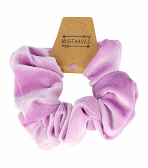 Scrunchie Haarelastiek Velvet Lila Paars