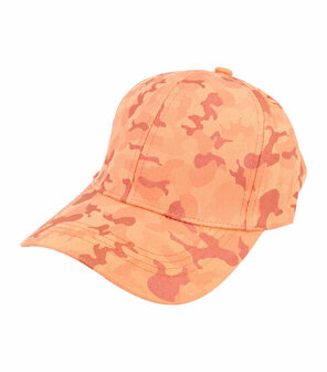 Cap Vlekken Fantasie Patroon Maat 54cm - 58cm Oranje