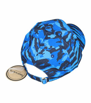 Cap Camouflage Patroon Maat 54cm - 59cm Zwart Blauw