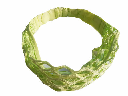 Haarband Bandana Open Groen