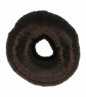 Haardonut Bun Klein 7cm Imitatie Haar Bruin