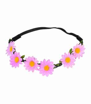 Haarband Bloemen Lila Paars