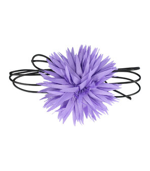 Haarband Veter Bloem Aster 10cm Lila