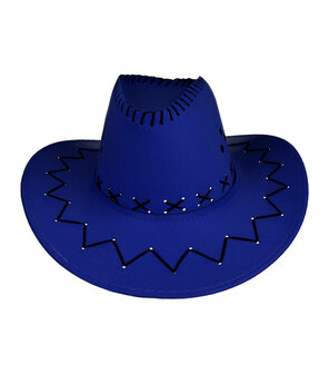 Cowboyhoed Stiksel Donker Blauw