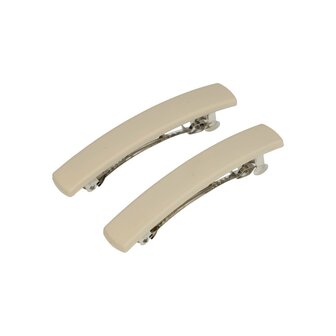 Haarspeld Basic Klein 6cm Effen Mat Beige