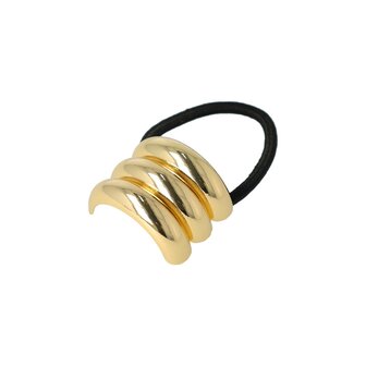 Haarelastiek Ringen Trio Cuff Ornament Goud