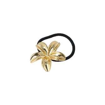 Haarelastiek Lelie Bloem Cuff Ornament Goud