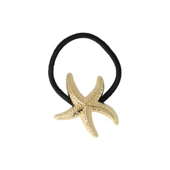 Haarelastiek Zeester Cuff Ornament Goud