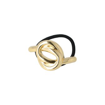 Haarelastiek Knoop Cuff Ornament Goud