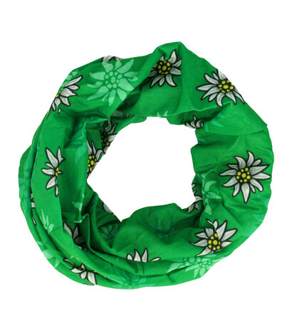 haarband-multifunctioneel-bloemen-print-groen