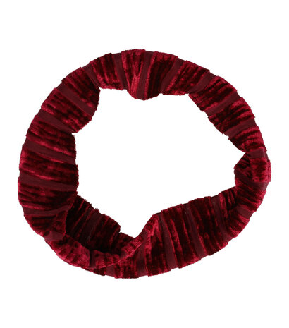 Haarband-streep-7cm-velvet-rood