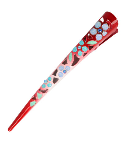 duckklem-opengewerkt-glitter-bloemen-13cm-rood-blauw