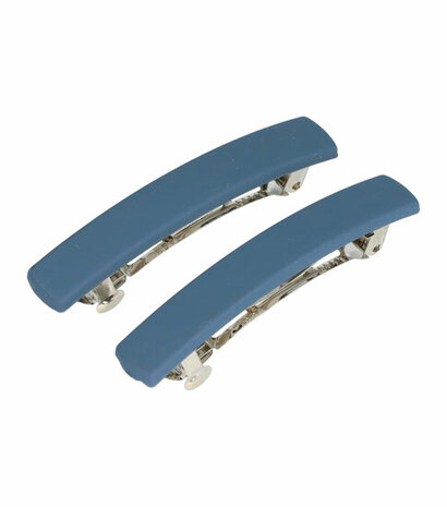 Haarspeld Basic Klein 6cm Effen Mat Blauw