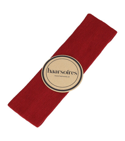 Haarband Basic 5,5cm Donker Rood