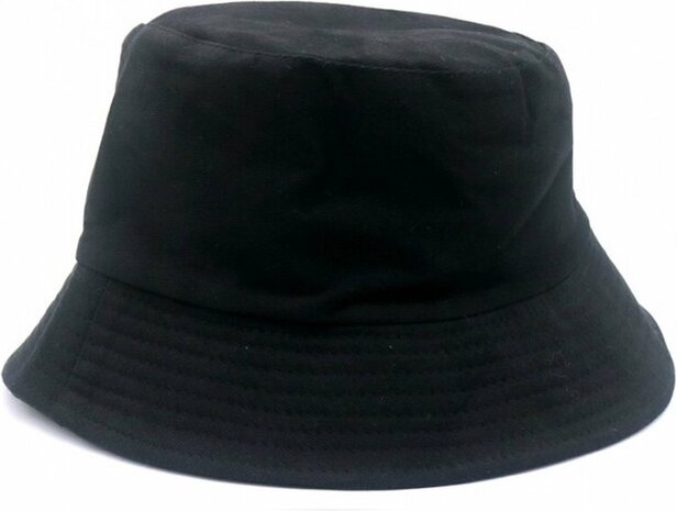 Bucket Hat Basic Zwart