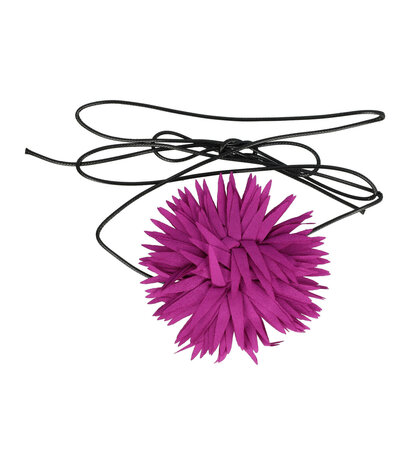 Haarband Veter Bloem Aster 10cm Paars