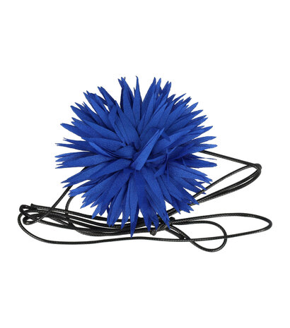 Haarband Veter Bloem Aster 10cm Blauw