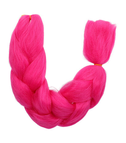 Jumbo Braids Hairextentions Color 60cm Fuchsia Roze