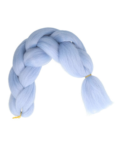 Jumbo Braids Hairextentions Color 60cm Licht Blauw