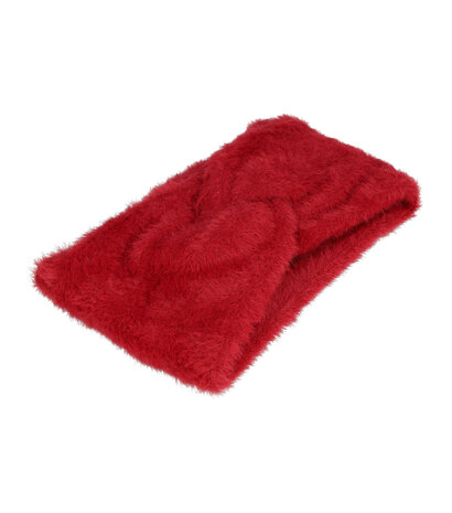 Haarband Twist Soft 10cm Rood