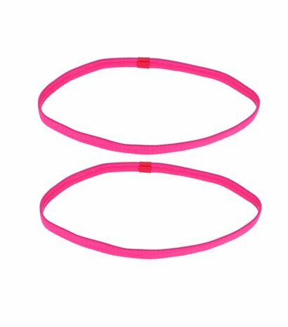 Haarband Elastiek Sport Anti Slip Fuchsia Roze