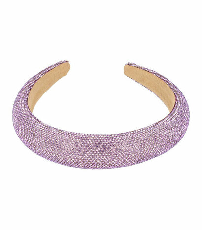 Haarband Diadeem Dik Glitter Paars