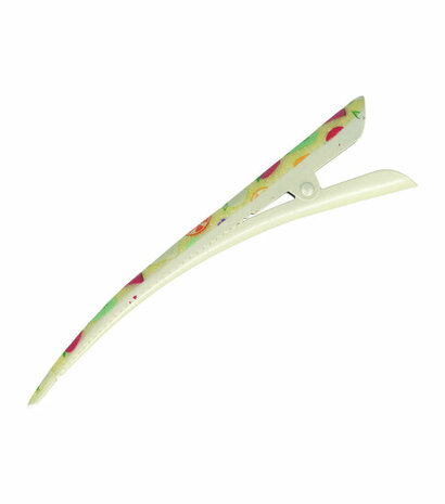 Haarspeld Duckklem Fruit Print 13cm Groen
